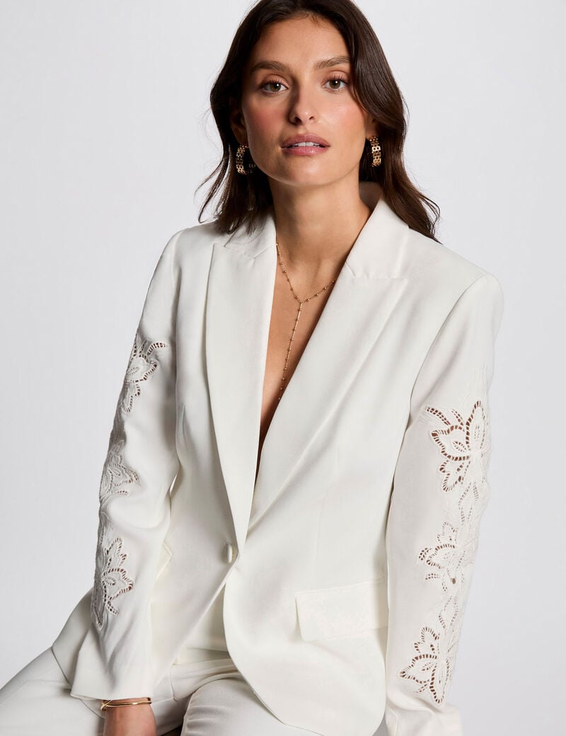 TRAJE MUJER MANGA DE ENCAJE MORGAN 251-VAPLI