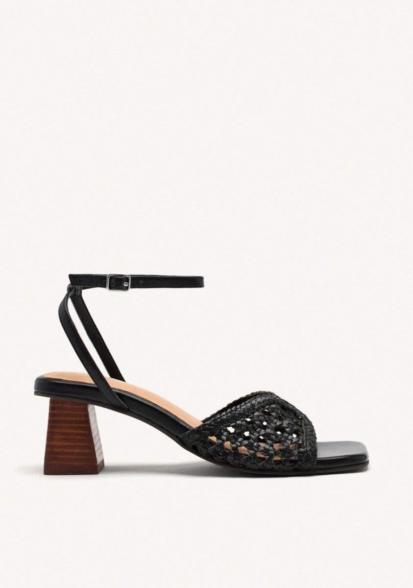 SANDALIAS MUJER TRENZADA TACÓN BURNSIDE 74098
