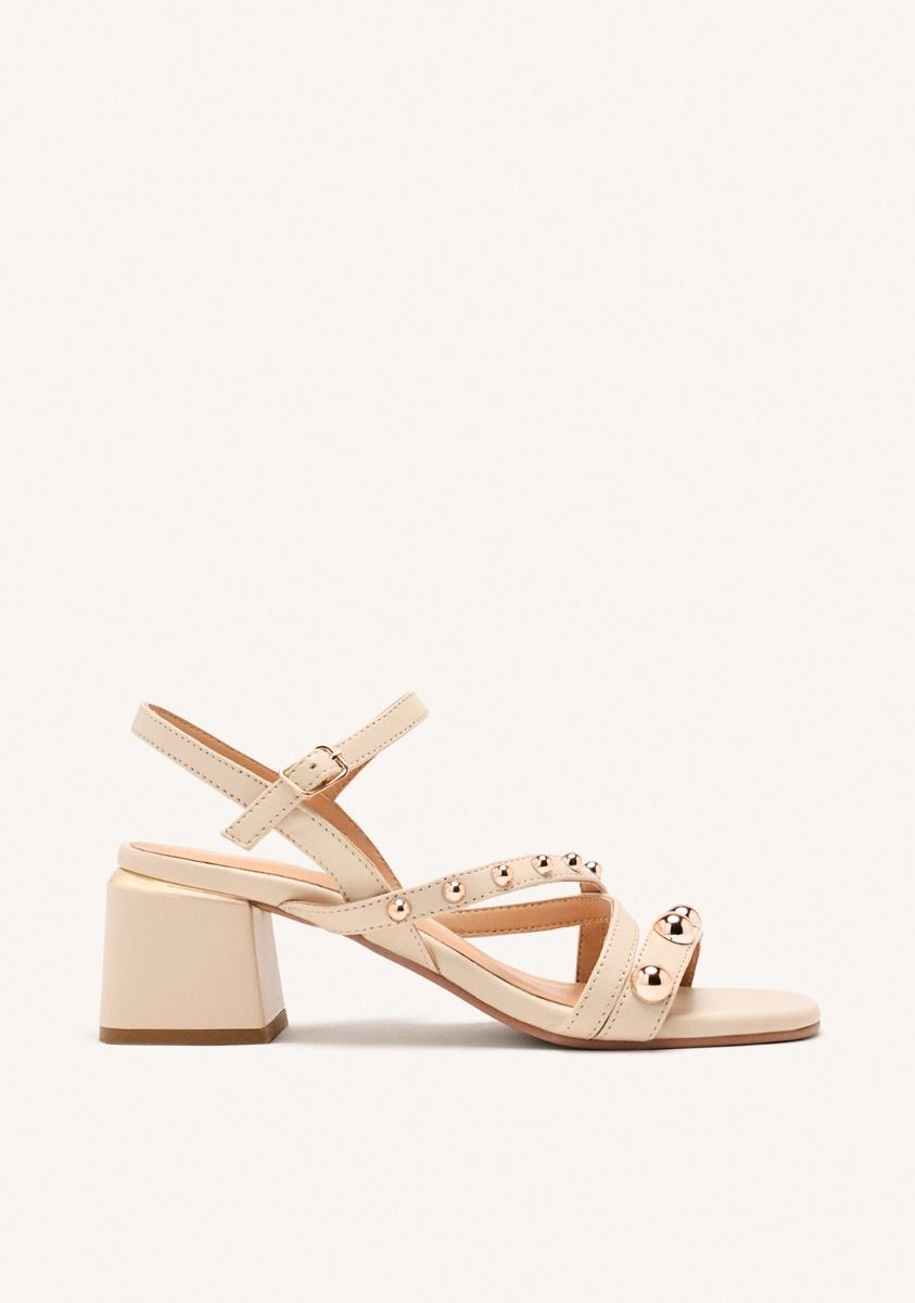 SANDALIAS MUJER TACHAS PIEL ABINGTON 75196