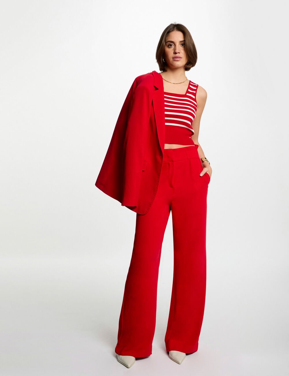 TOP PUNTO TIRANTES ANCHOS MUJER MORGAN 251-MPINKA