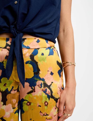 PANTALON MUJER MORGAN PIERNA ANCHA ESTAMPADO 252-PERY