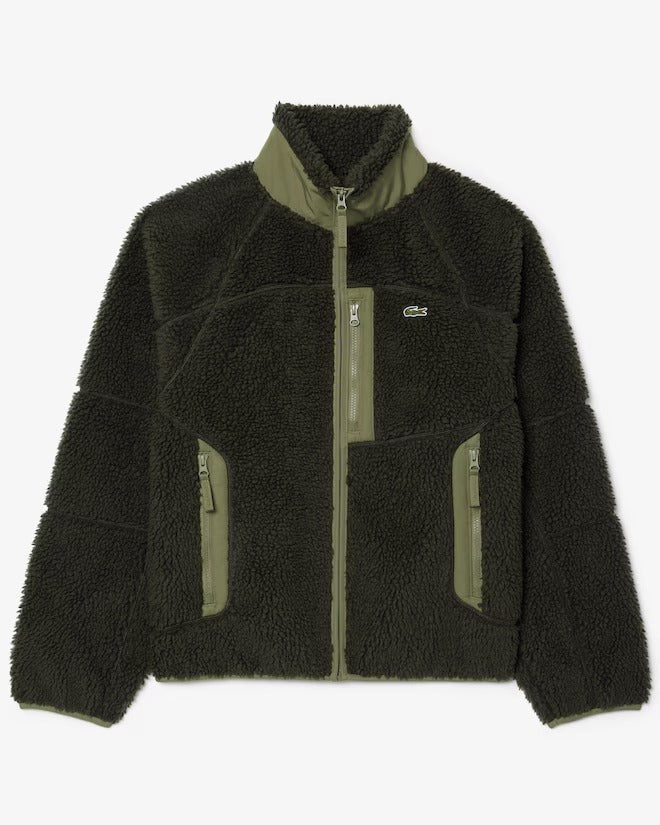ABRIGO LACOSTE FELPA CREMALLERA BH2843