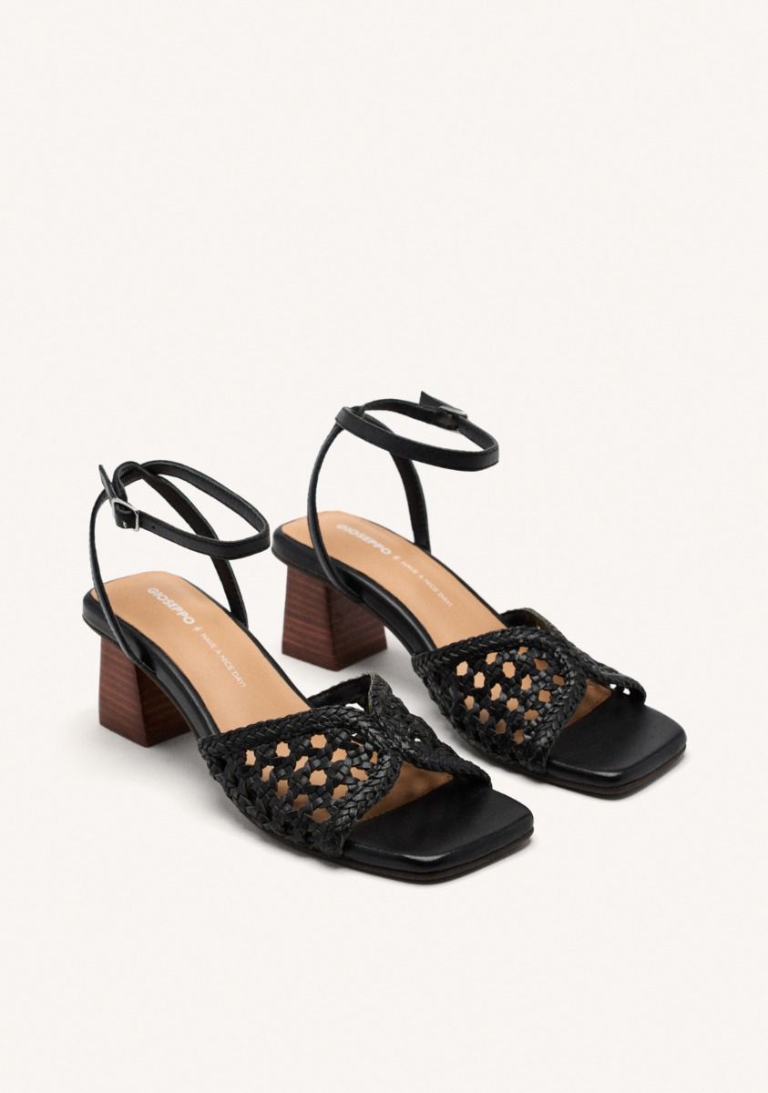 SANDALIAS MUJER TRENZADA TACÓN BURNSIDE 74098