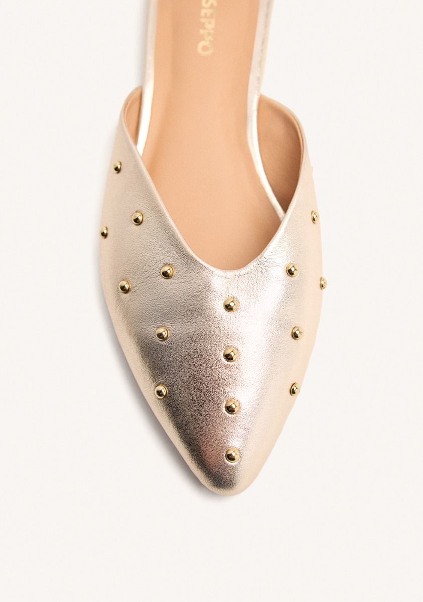 BABUCHAS MUJER TACHAS PIEL LANARK 75194