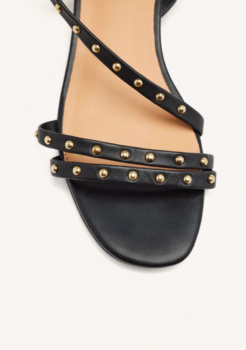 SANDALIAS MUJER DE PIEL TACÓN TACHAS BEALS 75423