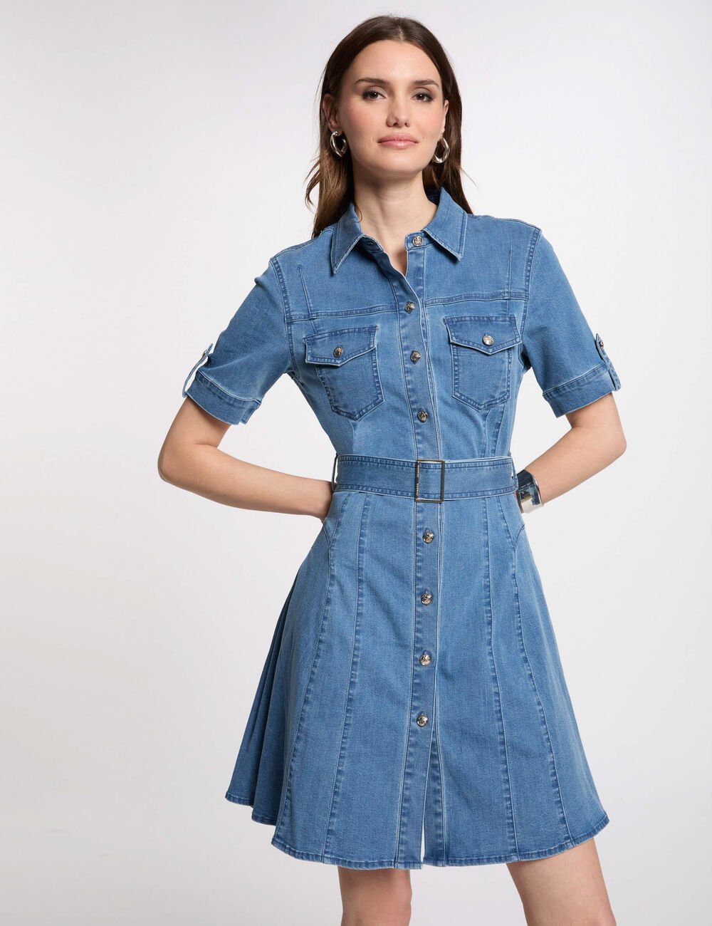 VESTIDO TEJANO MUJER MORGAN 241-RIXES