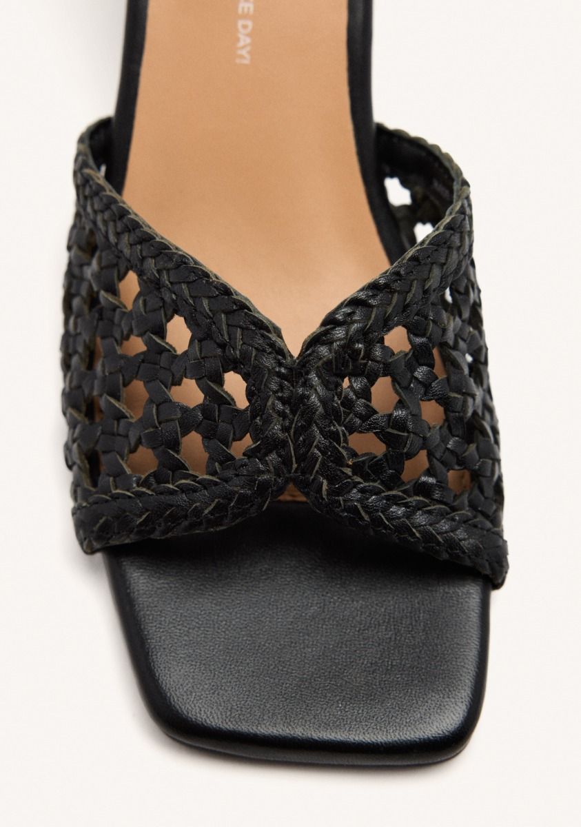 SANDALIAS MUJER TRENZADA TACÓN BURNSIDE 74098