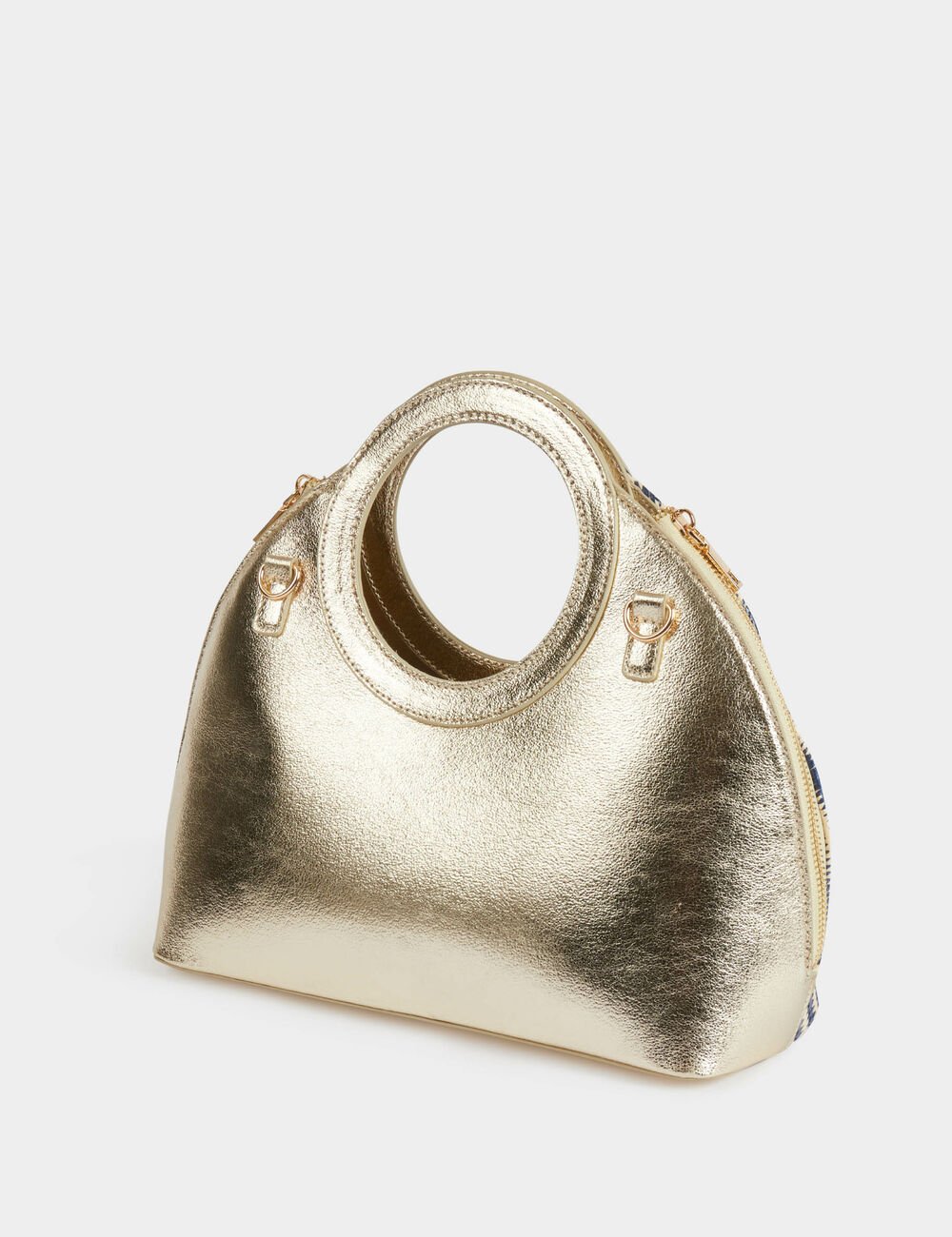 BOLSO TRENZADO CON RAYAS MULTICOLOR MUJER MORGAN 251-2SAMIRA