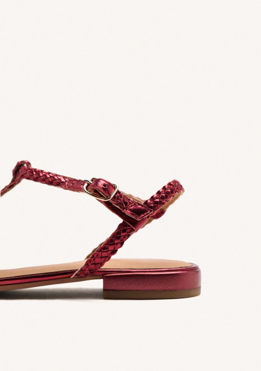 SANDALIA MUJER TRENZADA GIOSEPPO 75440