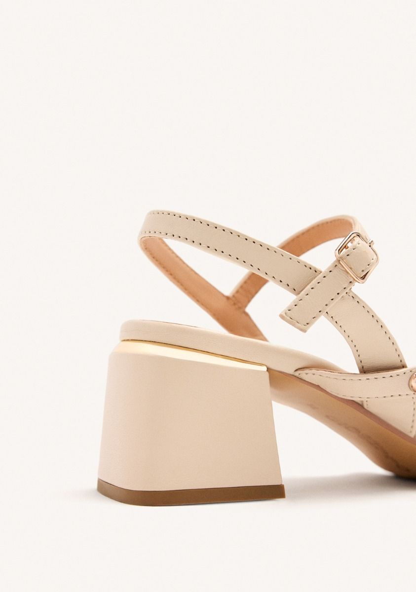 SANDALIAS MUJER TACHAS PIEL ABINGTON 75196