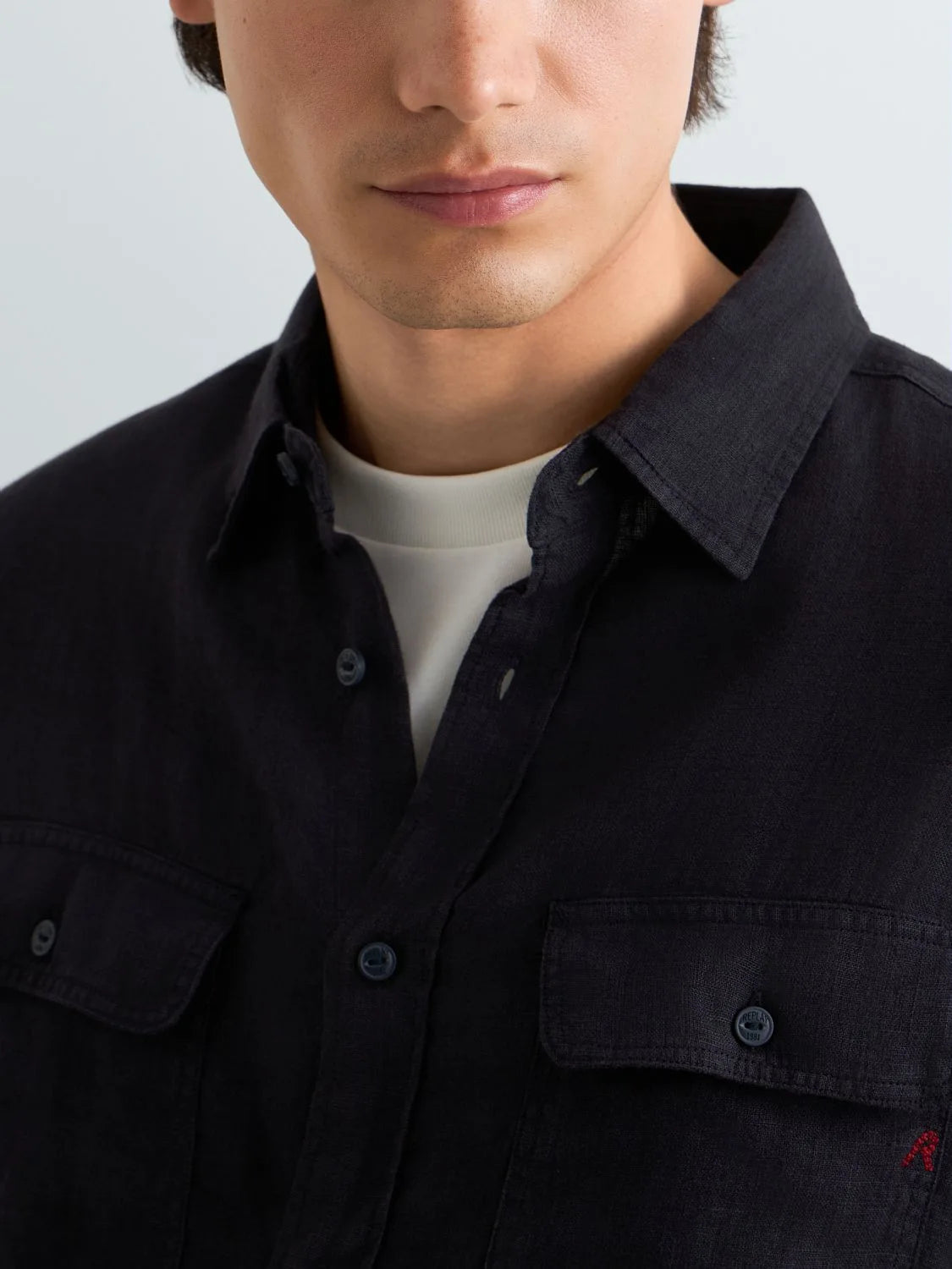 CAMISA HOMBRE LINO REGULAR FIT REPLAY M4147