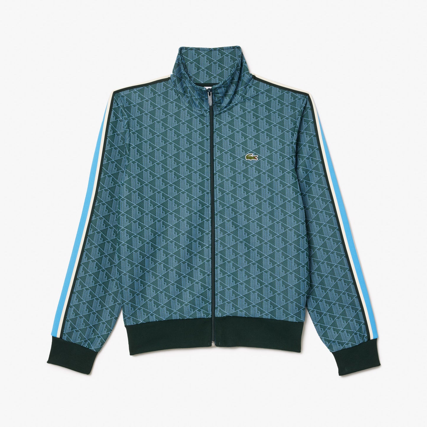 SUDADERA CREMALLERA LACOSTE CON MONOGRAMA SH1368-00-IB4