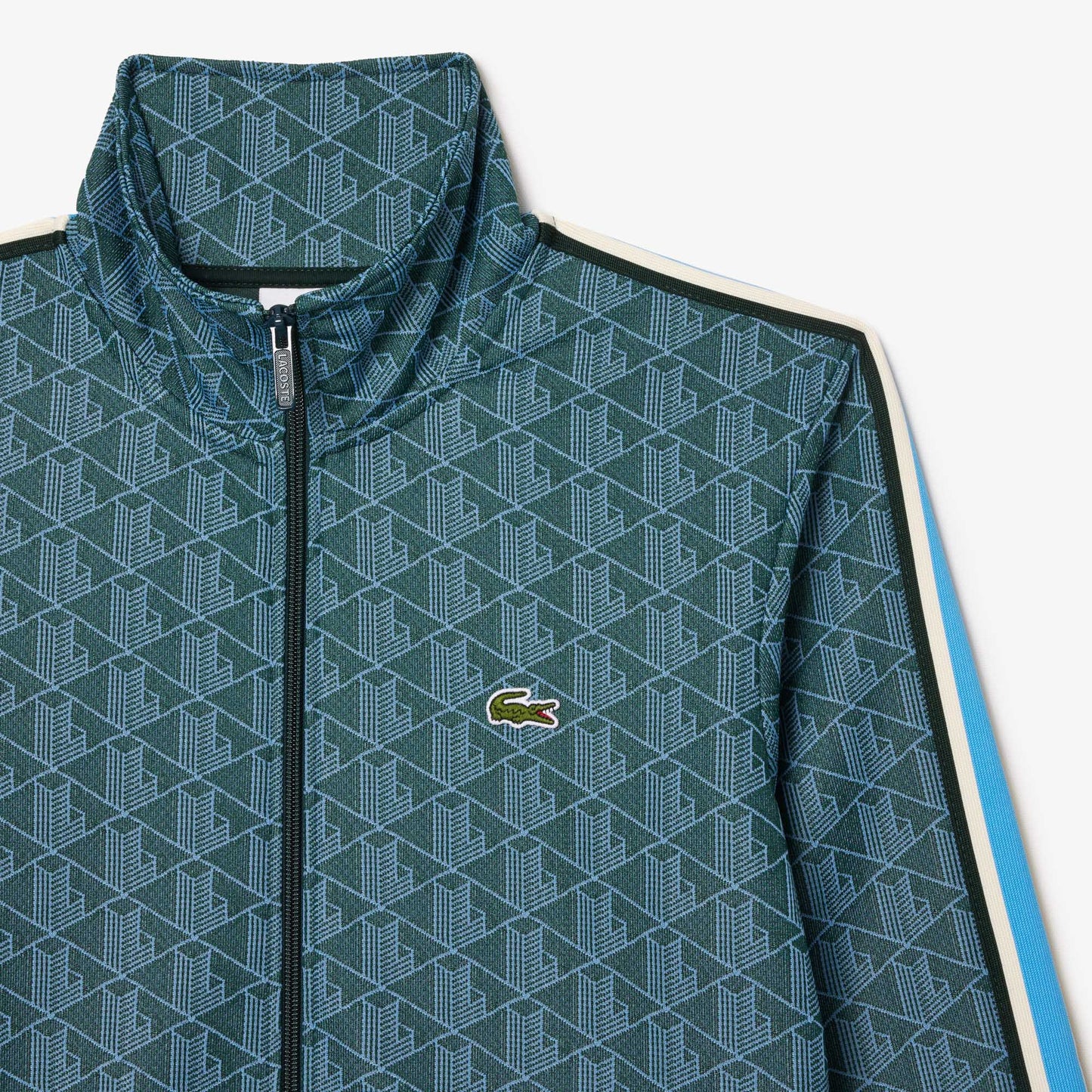SUDADERA CREMALLERA LACOSTE CON MONOGRAMA SH1368-00-IB4