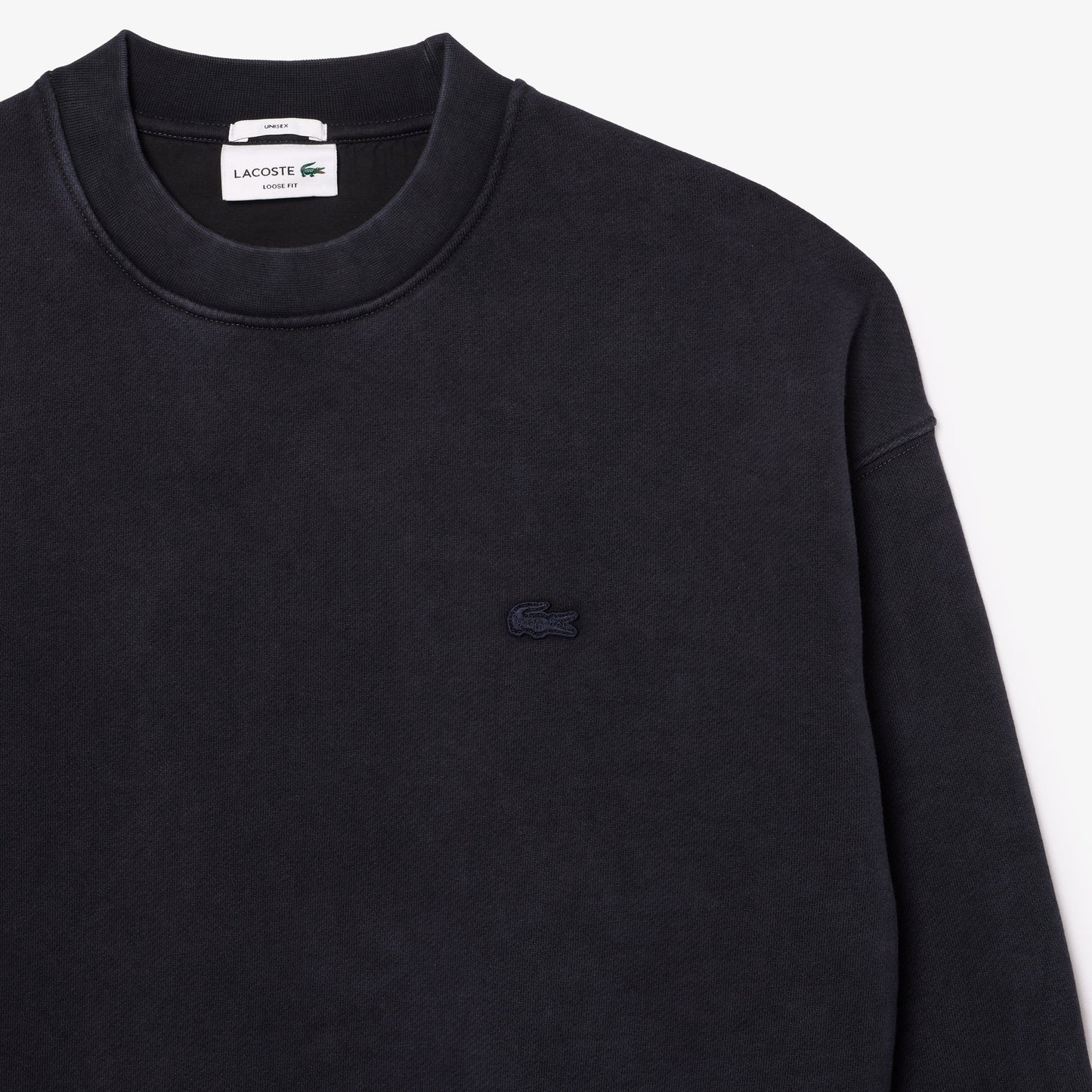 SUDADERA LACOSTE CORTE HOLGADO EFECTO LAVADO SH2837