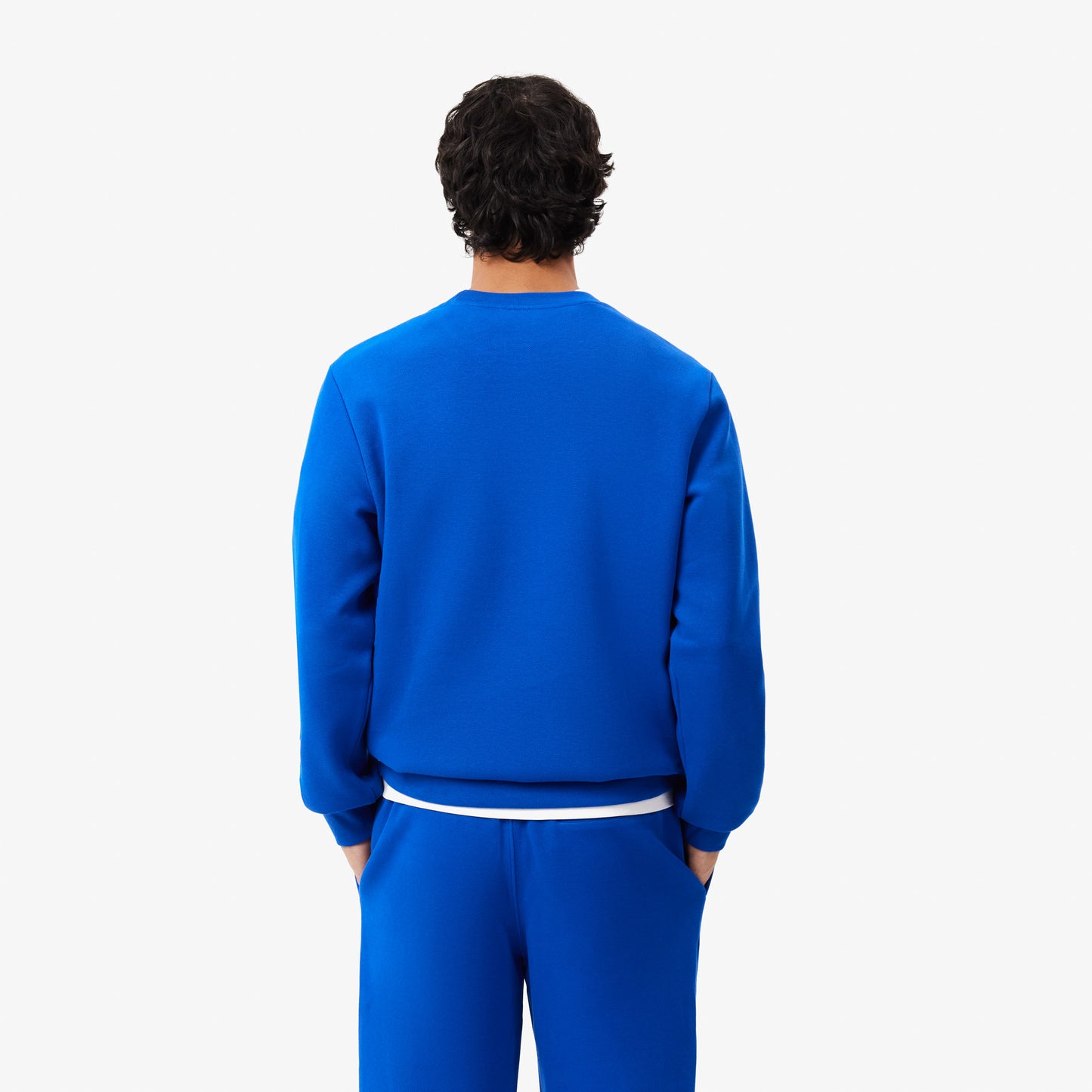 SUDADERA LACOSTE CON INSIGNIA SH2858-00-HJM