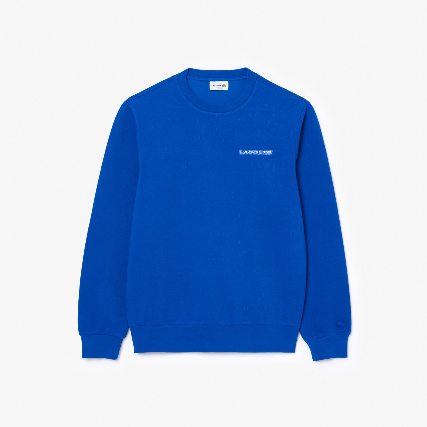 SUDADERA LACOSTE CON INSIGNIA SH2858-00-HJM
