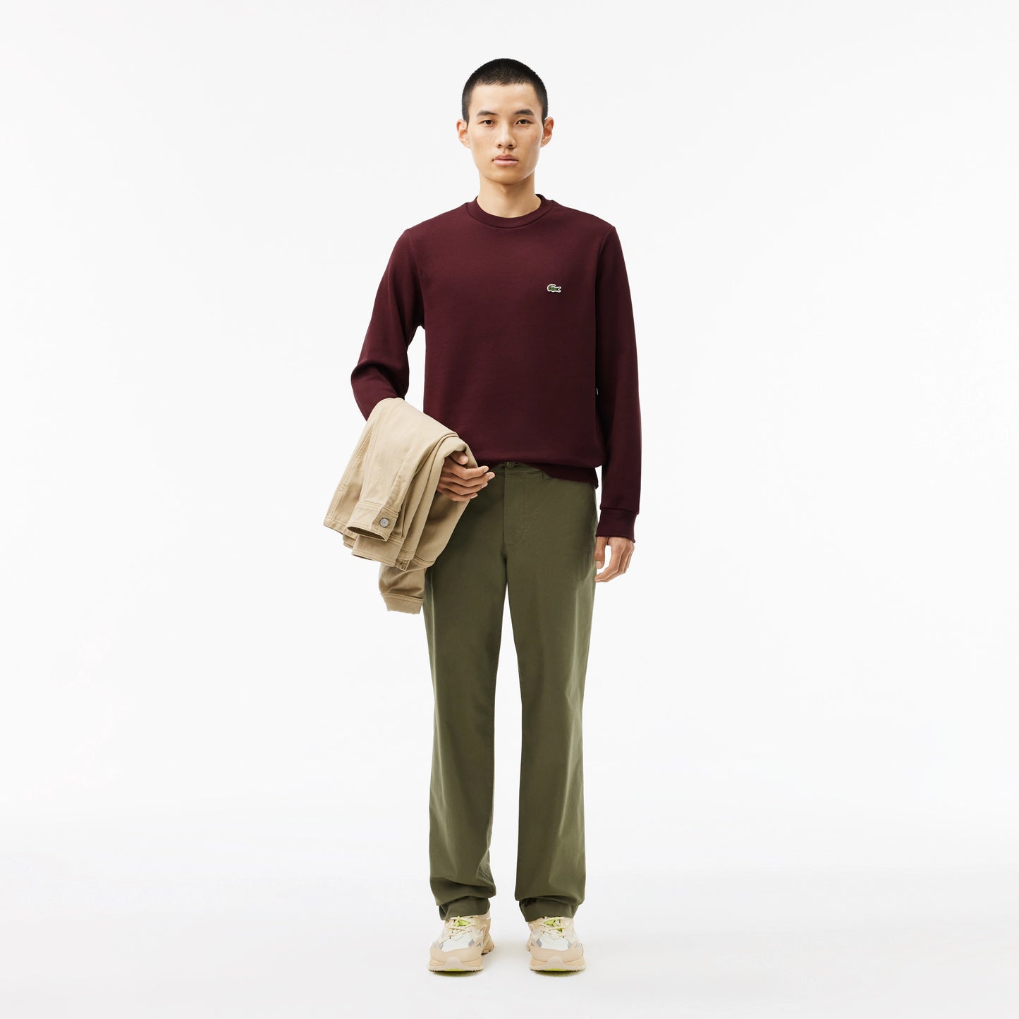 SUDADERA DE FELPA CEPILLADA LACOSTE SH960800