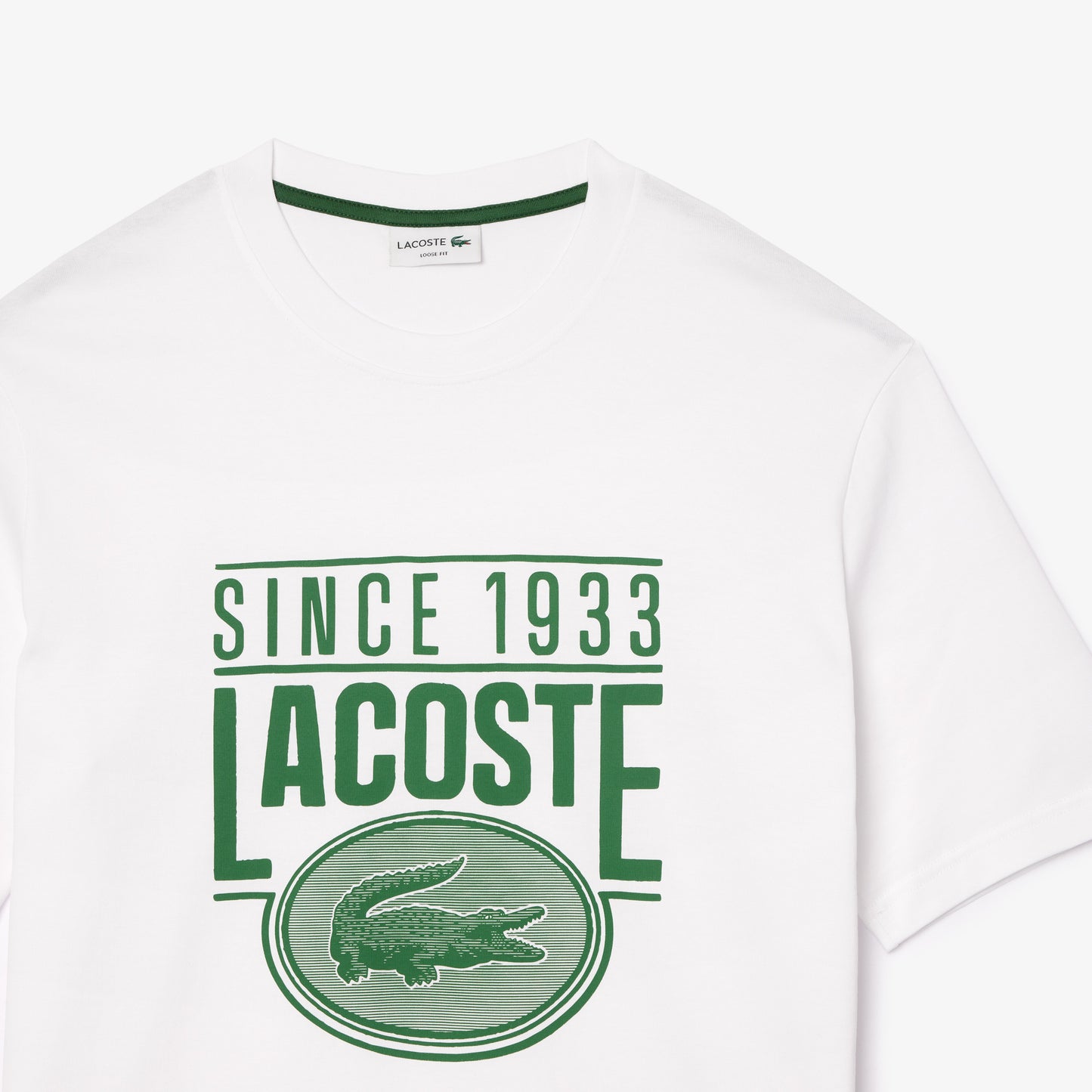 CAMISETA ESTAMPADA LACOSTE ALGODÓN GRUESO TH7315