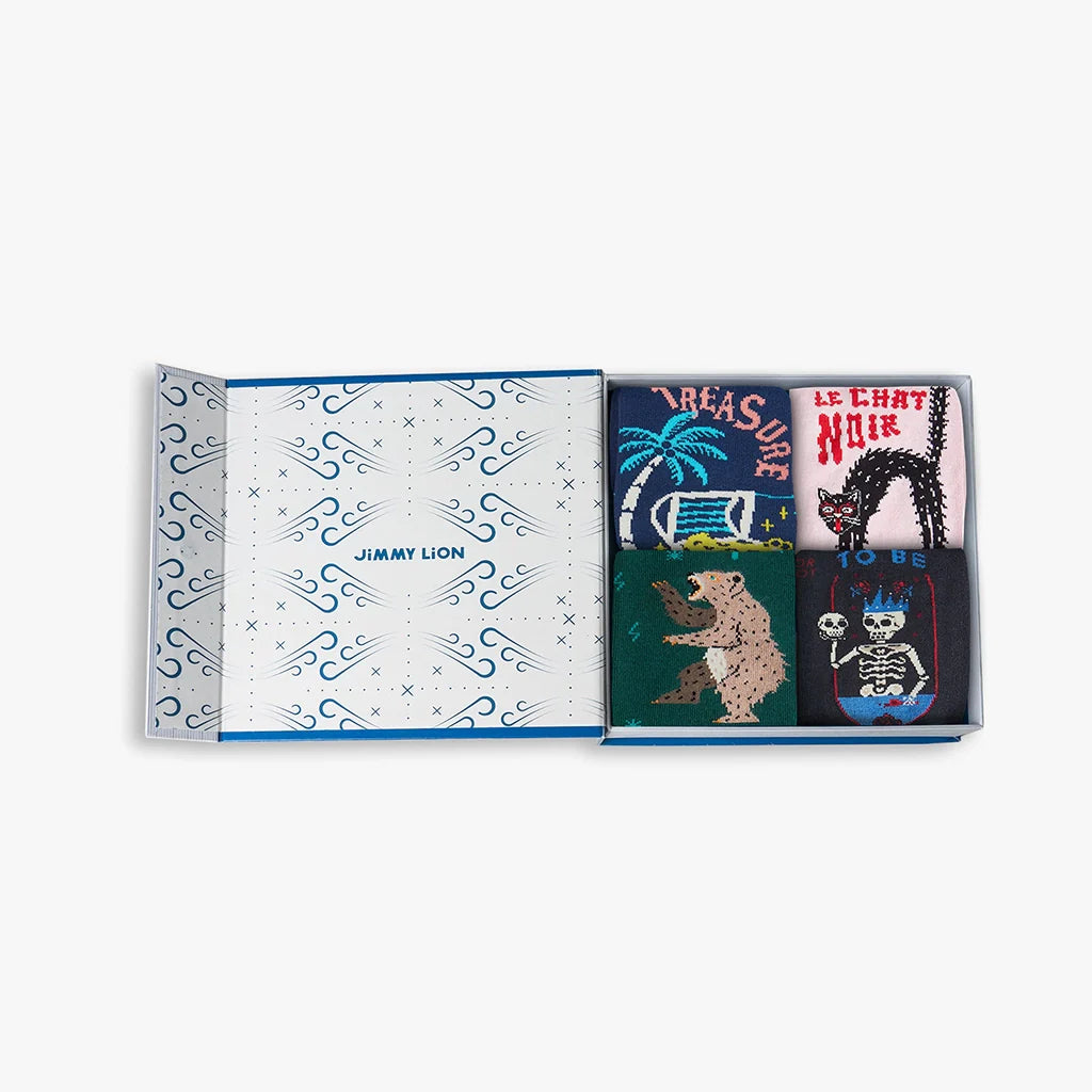 PACK REGALO CALCETINES JIMMY LION THE LIBRARY COLLECTION