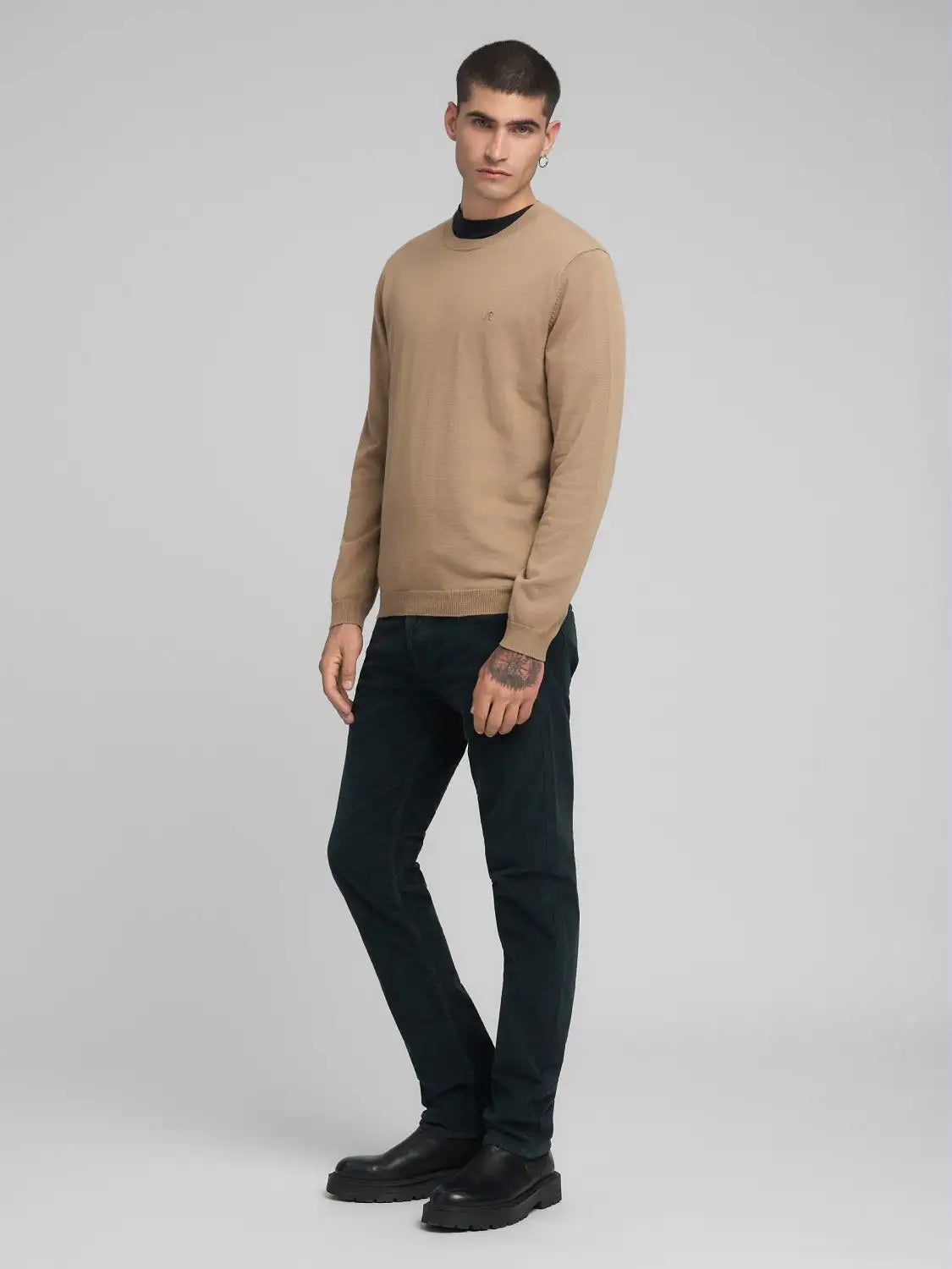 JERSEY HOMBRE ALGODON CON BORDADO UK4851