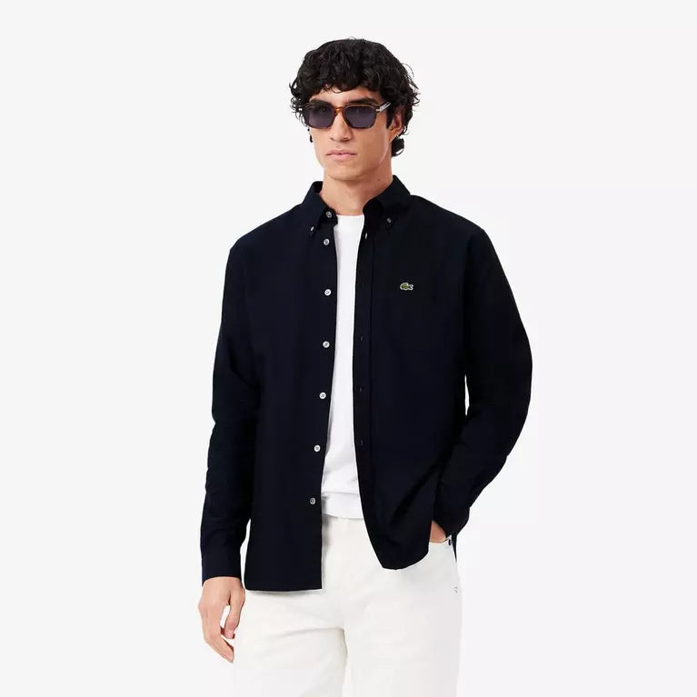 CAMISA OXFORD DE CORTE REGULAS LACOSTE CH1911