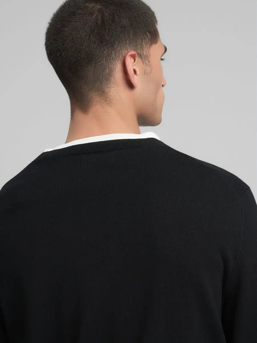 JERSEY DE ALGODÓN CON BORDADO R