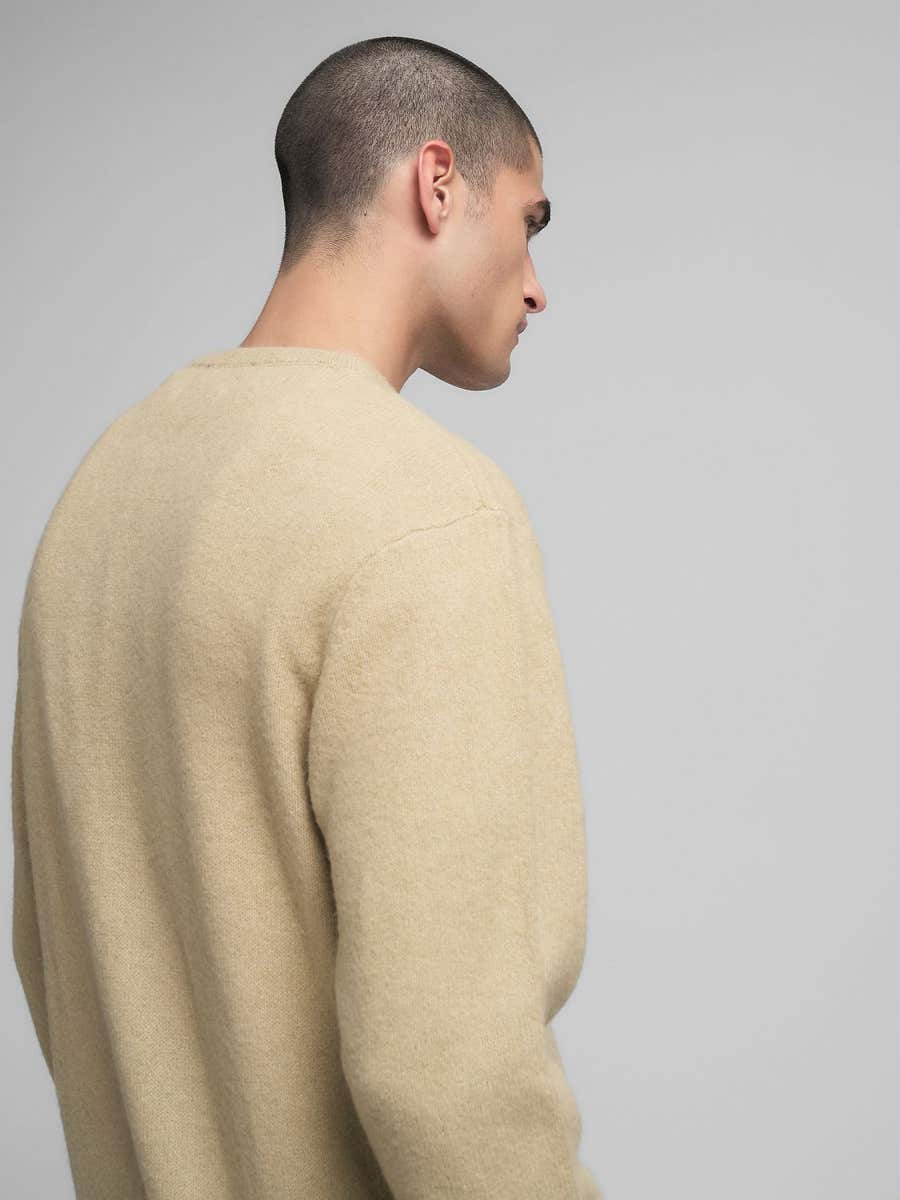 JERSEY REPLAY DE CUELLO REDONDO DE TEJIDO RECICLADO UK4871