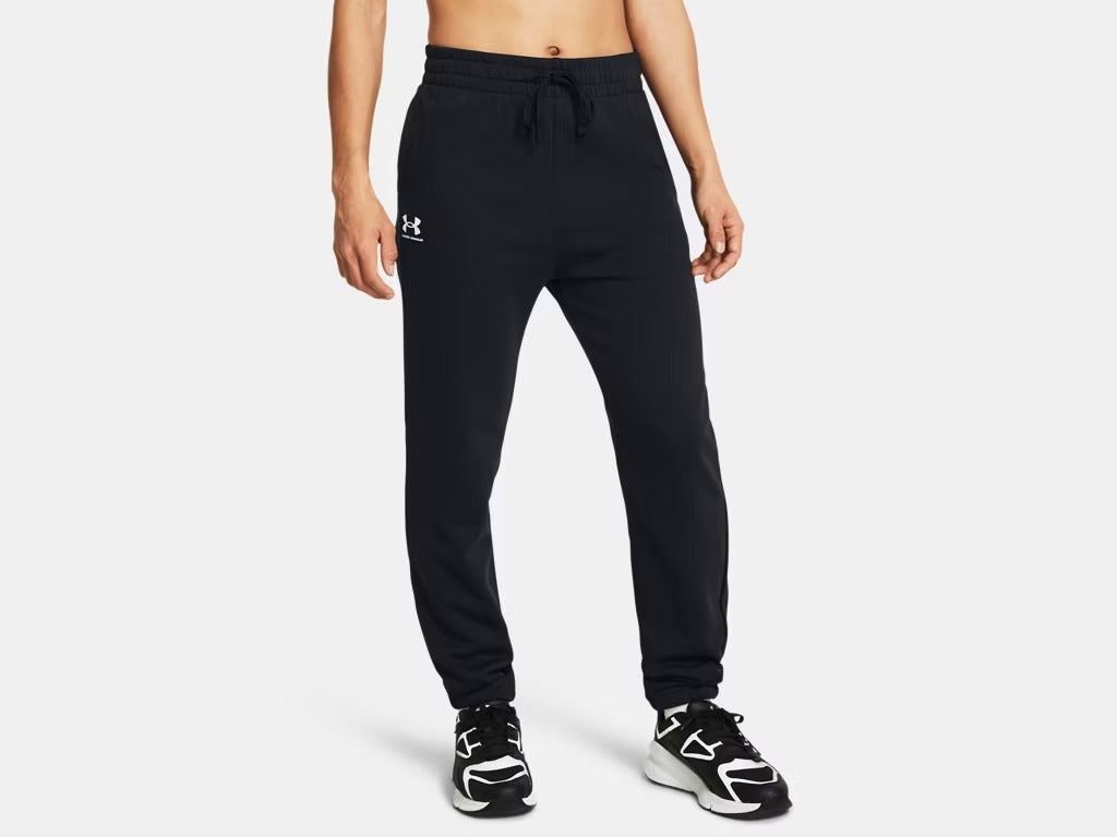 PANTALON LARGO JOGGER UA RIVAL TERRY MUJER 1382735