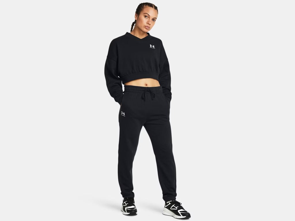 PANTALON LARGO JOGGER UA RIVAL TERRY MUJER 1382735