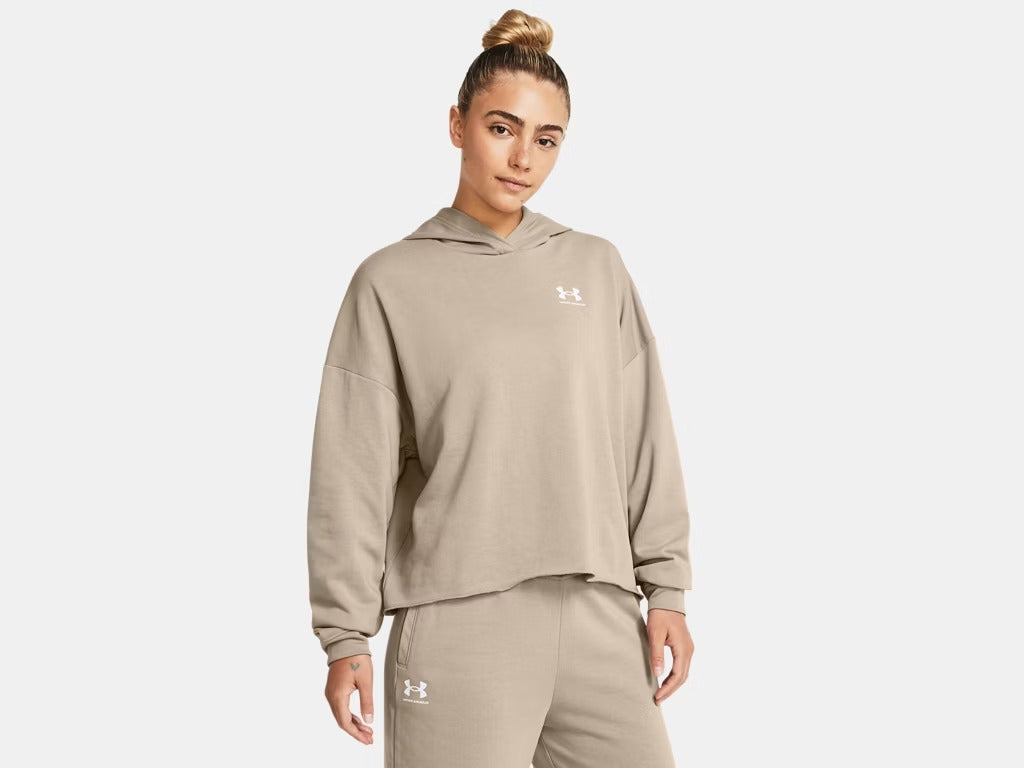 SUDADERA UNDERARMOUR OVERSIZED UA RIVAL TERRY 1382736