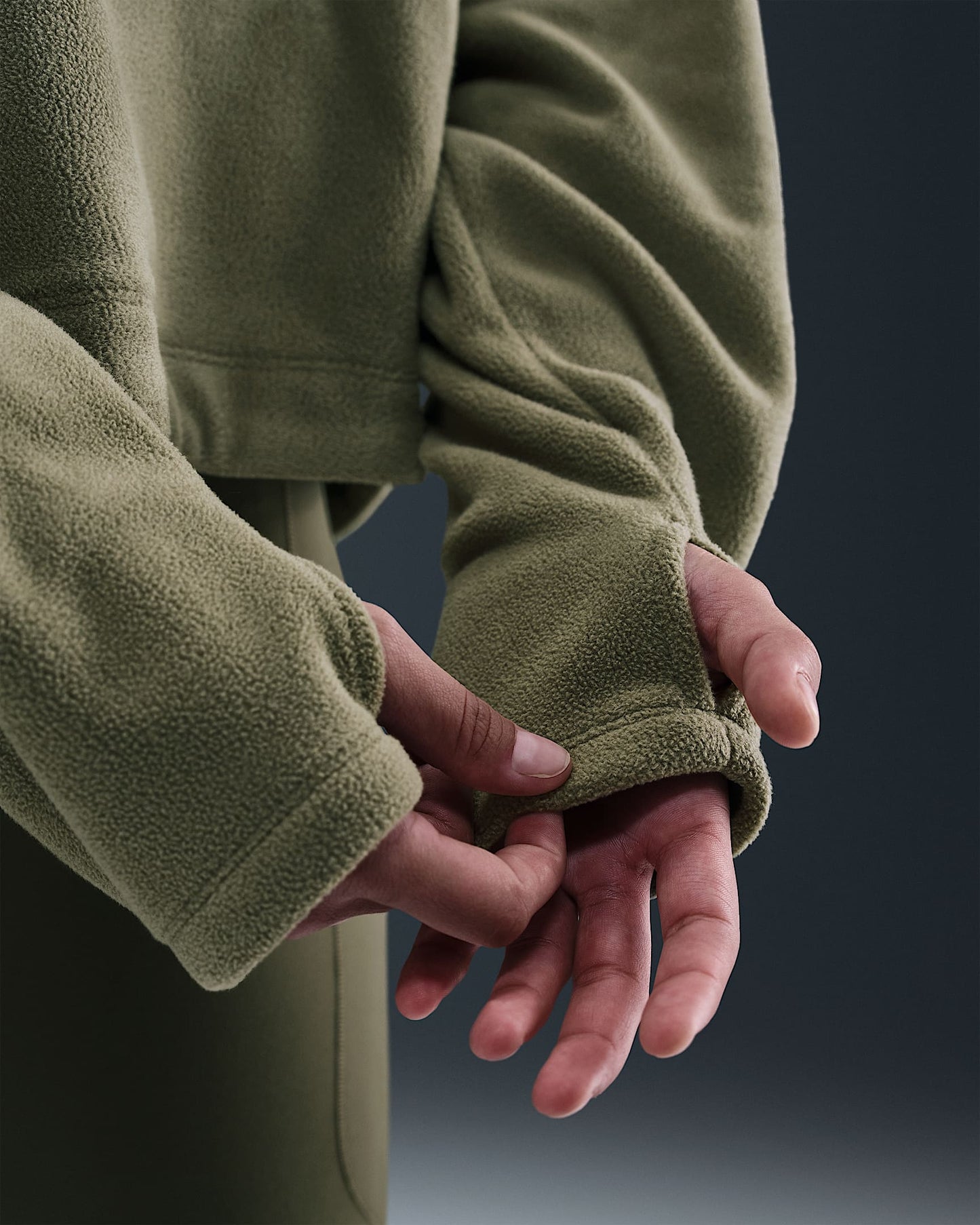 SUDADERA POLAR MUJER NIKE THERMA FIT HV3702