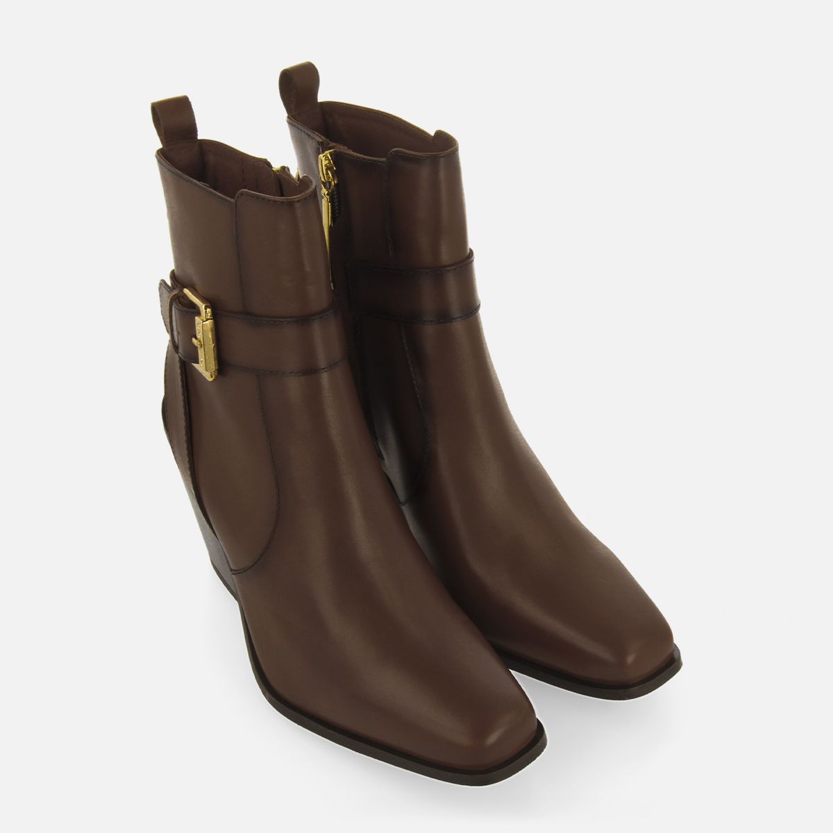 BOTAS COWBOY PIEL TACÓN SANDVED 73218