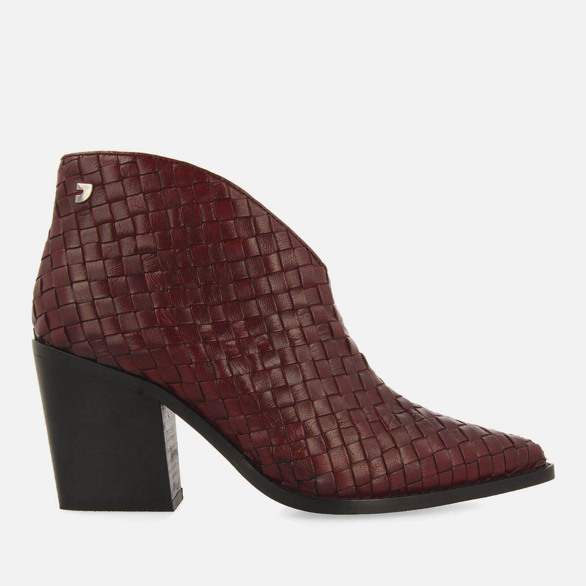 BOTINES TRENZADO TACÓN PIEL TAMASI 73572