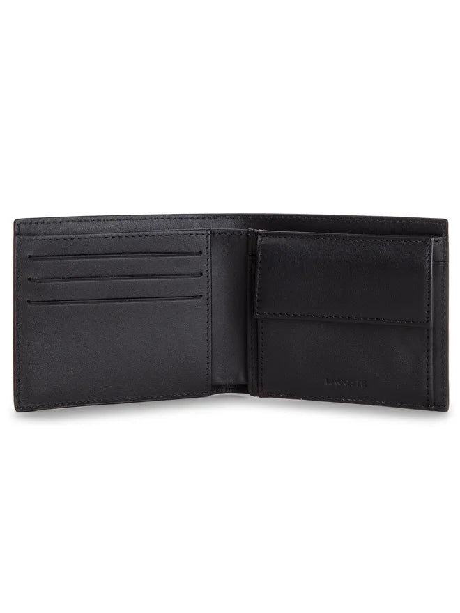 CARTERA HOMBRE GRANDE BILLFOLD COIN LACOSTE NH1112FG