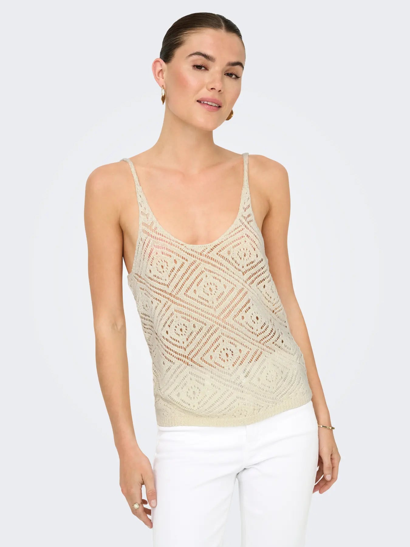 TOP MUJER TIRANTES PUNTO ONLY 15348129