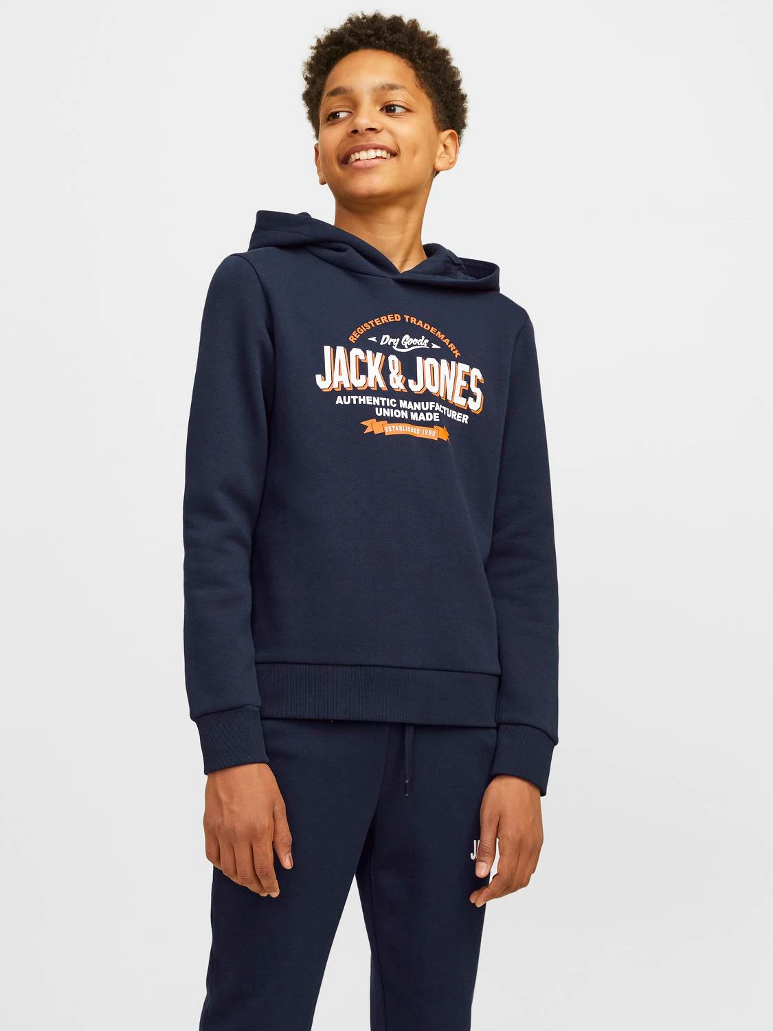 SUDADERA JACK & JONES CON CAPUCHA LOGOTIPO JUNIOR