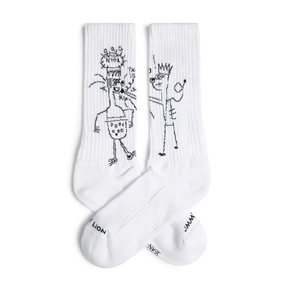 CALCETIN JIMMY LION ATHLETIC BASQUIAT