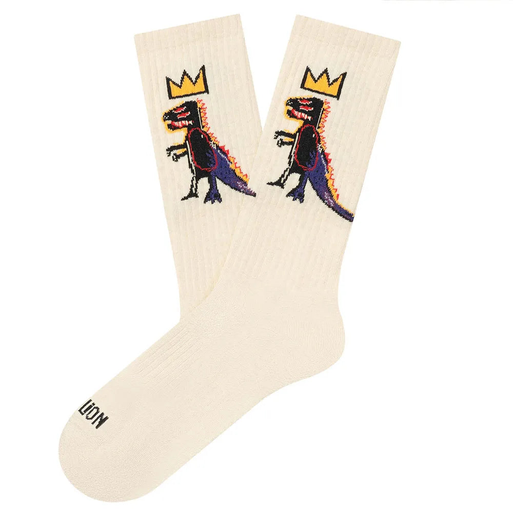 CALCETIN JIMMY LION ATHLETIC BASQUIAT