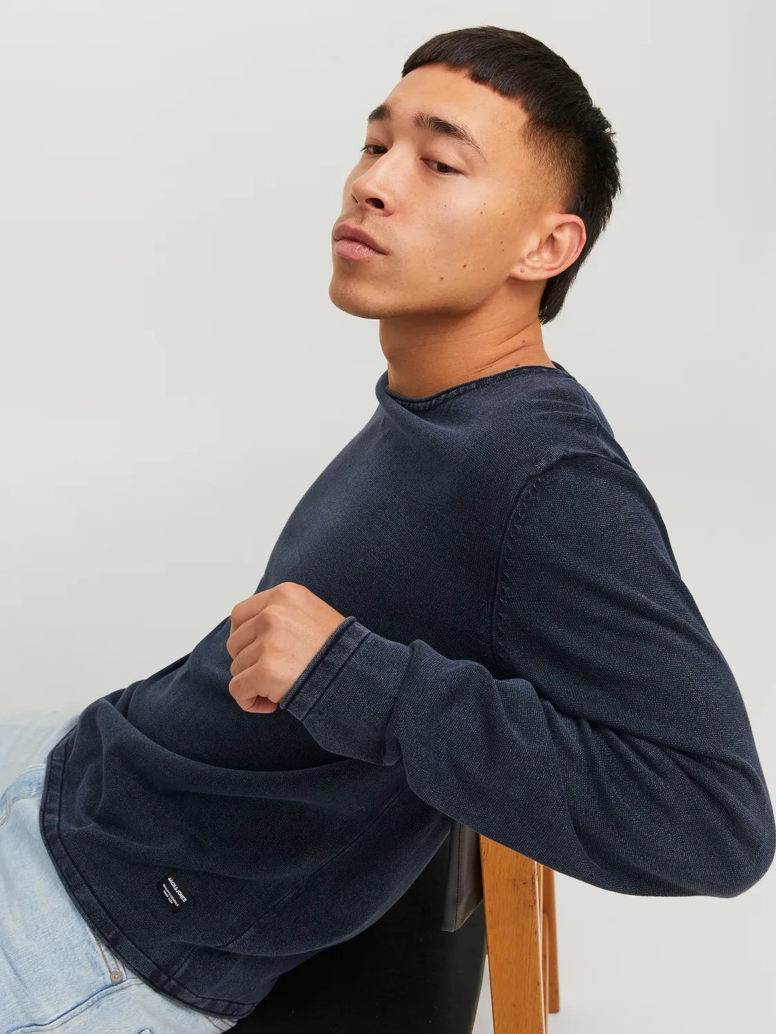 JERSEY PUNTO CUELLO REDONDO JACK & JONES 12174001