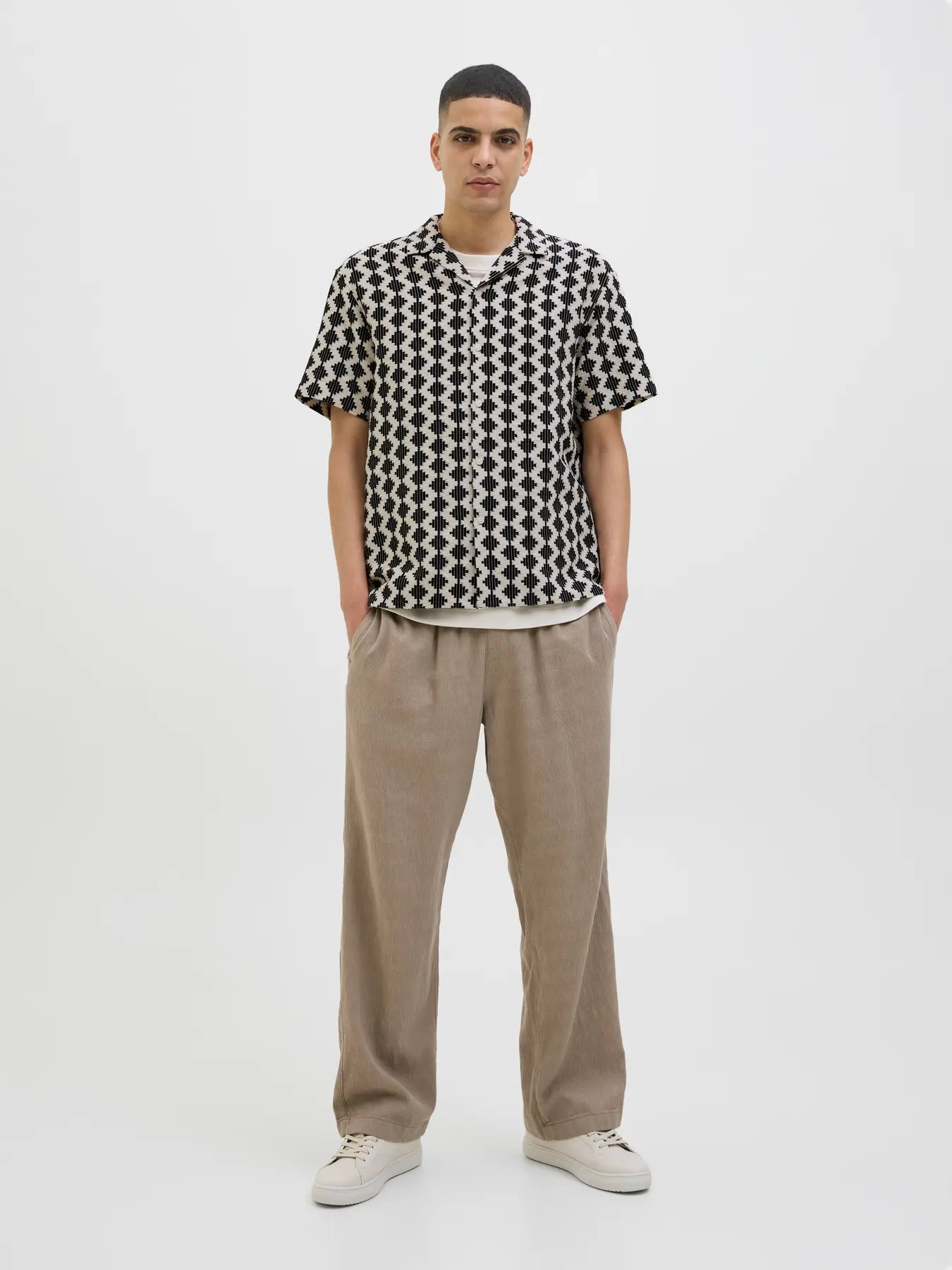 CAMISA HOMBRE MANGA CORTA TEXTURE JACK & JONES 12285392