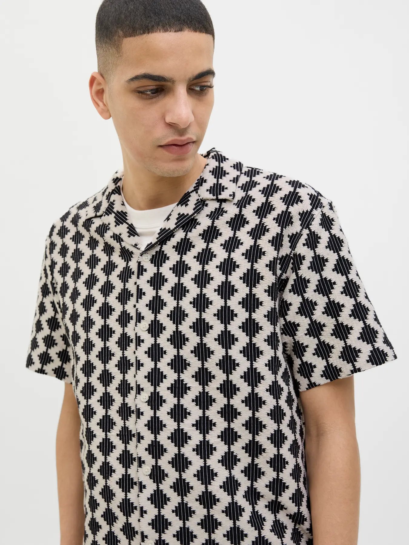 CAMISA HOMBRE MANGA CORTA TEXTURE JACK & JONES 12285392