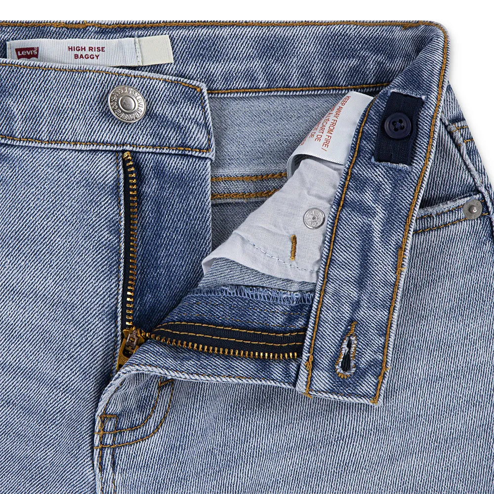 Pantalones Infantiles Levis Baggy Tiro Alto 4EP025