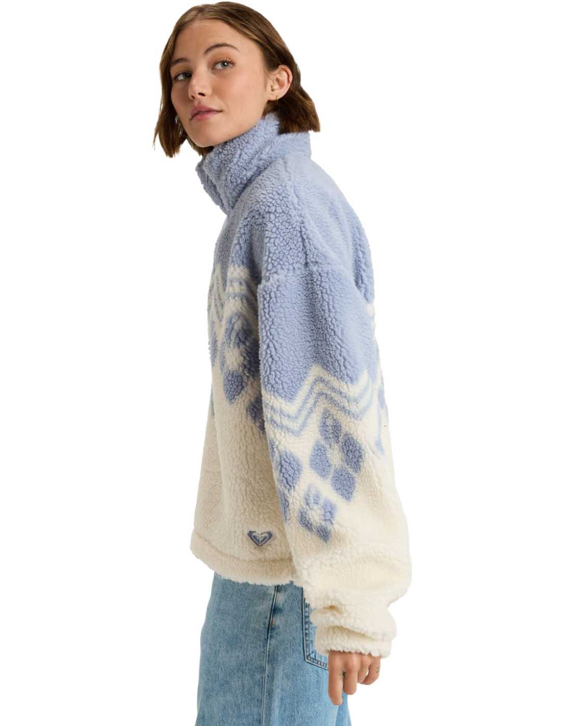 CHAQUETA TIPO PELUCHE MUJER ROSY ERJPF03228