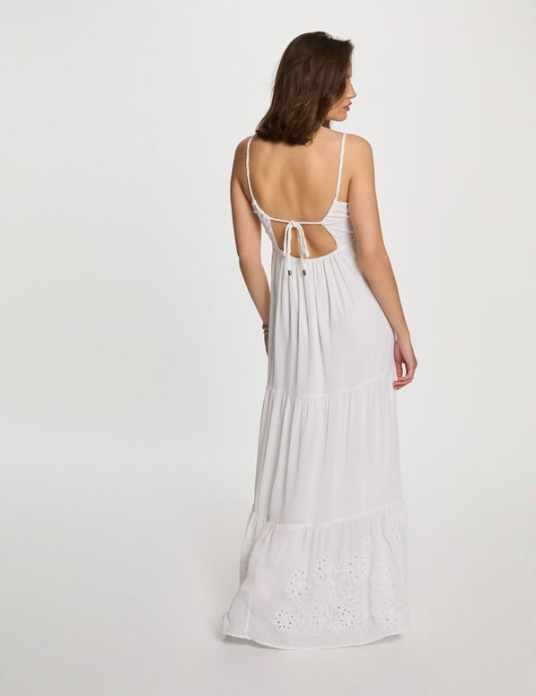 VESTIDO LARGO BORDADO MORGAN 242-ROUBI