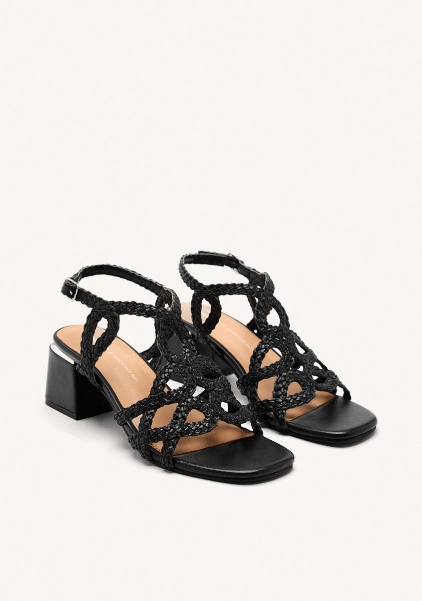 SANDALIAS PIEL TRENZADA CRESCENT GIOSEPPO 75451