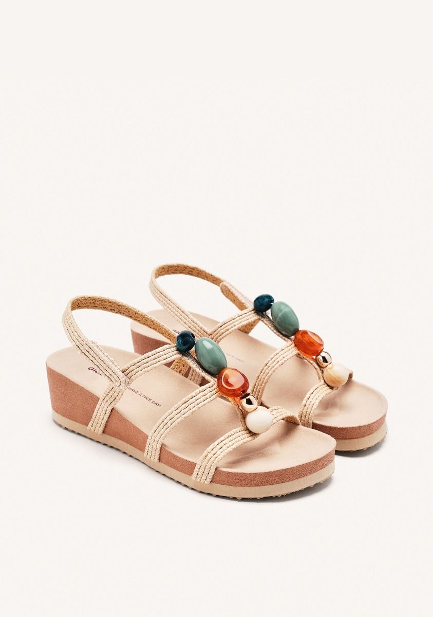 SANDALIAS MUJER RAFIA RANTOUL GIOSEPPO 74473