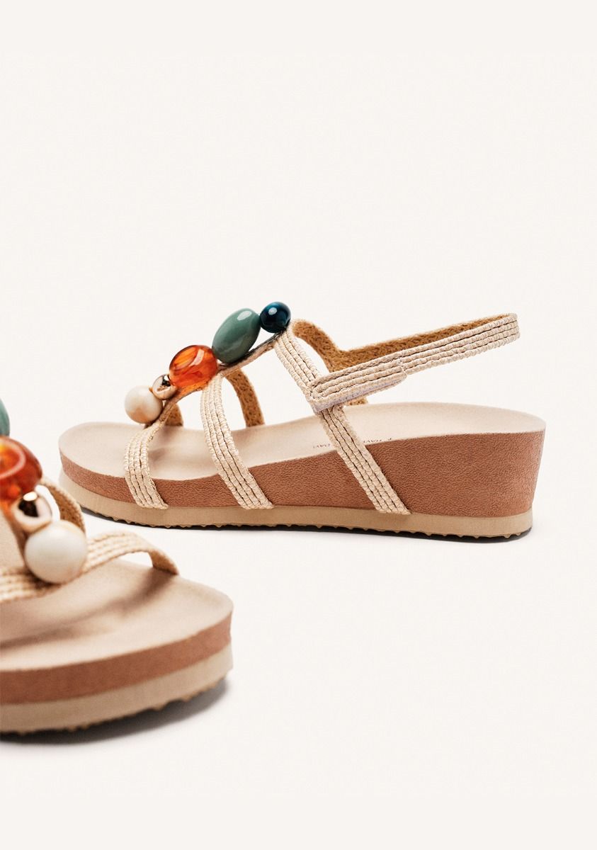 SANDALIAS MUJER RAFIA RANTOUL GIOSEPPO 74473