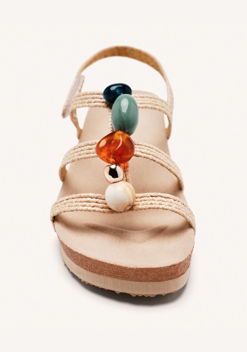 SANDALIAS MUJER RAFIA RANTOUL GIOSEPPO 74473