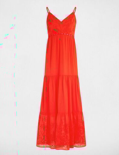 VESTIDO LARGO BORDADO MORGAN 242-ROUBI