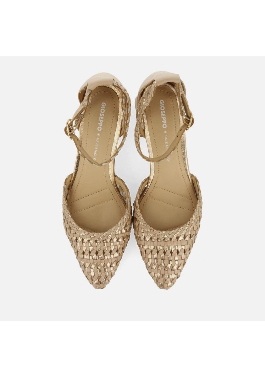 ZAPATOS DE SALÓN TRENZADO PIEL SARKAD 73647